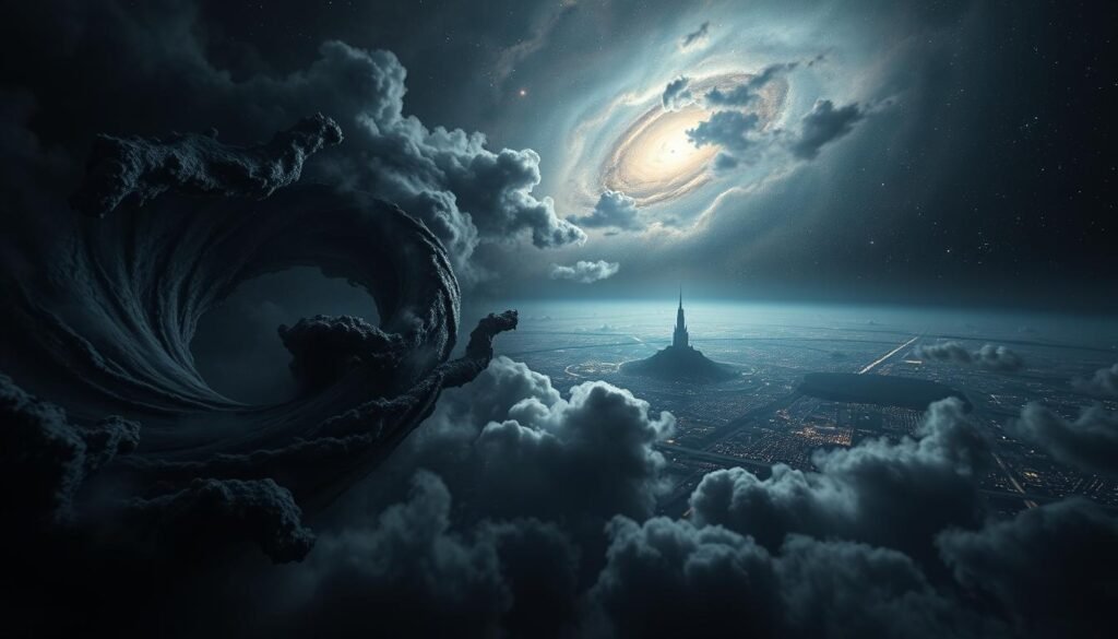 Dark Matter and Dark Energy Cosmic Influence