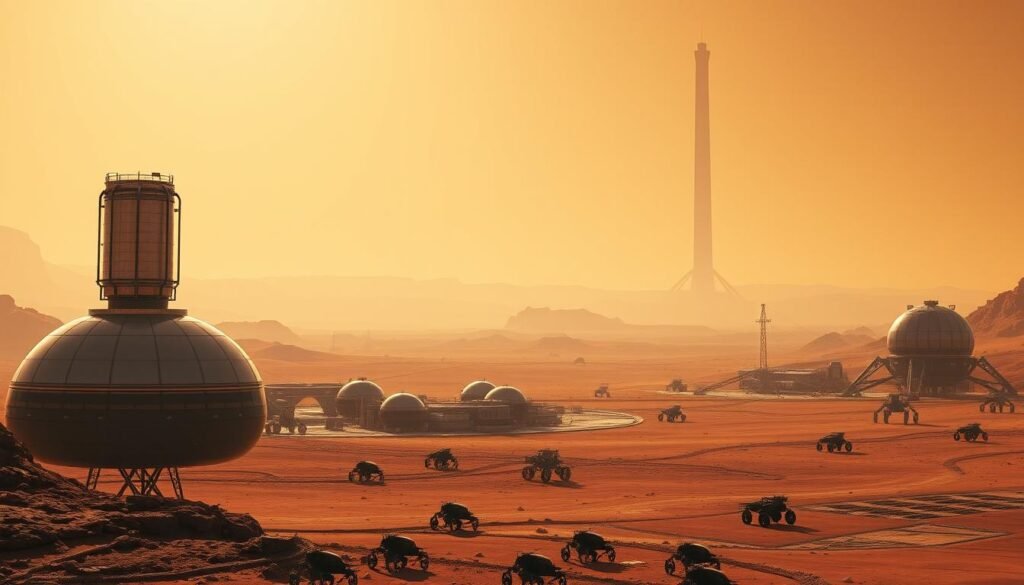 Mars Colonization Technology