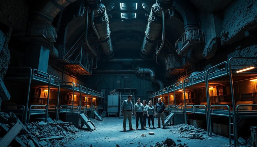 asteroid strike emergency plan shelter