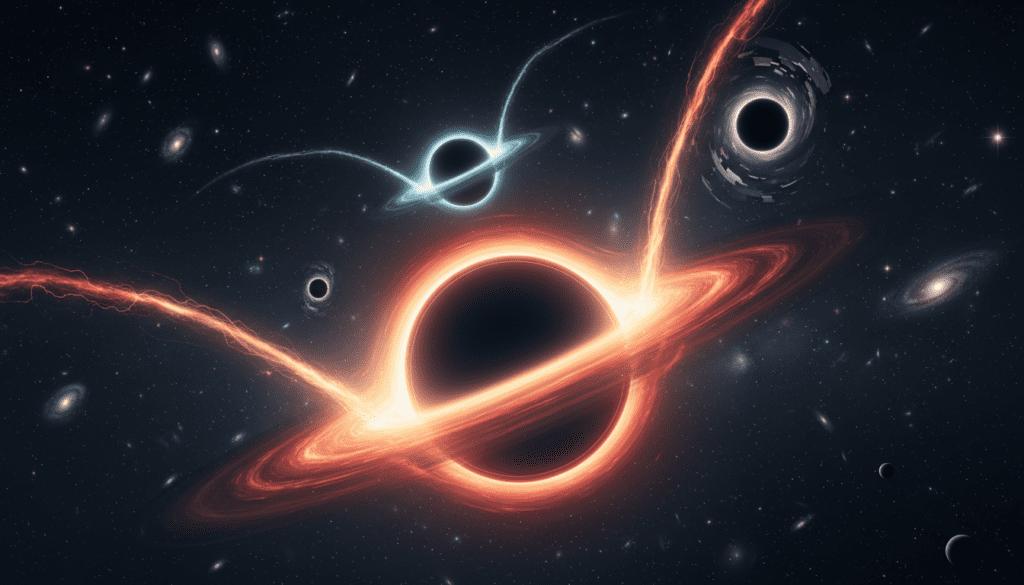 Different types of black holes and their cosmic boundaries