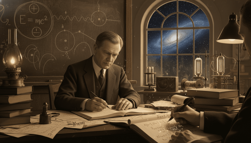 Dirac equation antimatter discovery