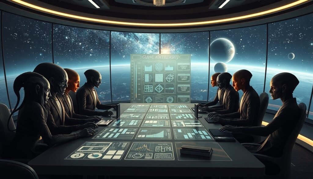 Game theory and alien intelligence communication strategies Game theory and alien intelligence communication strategies