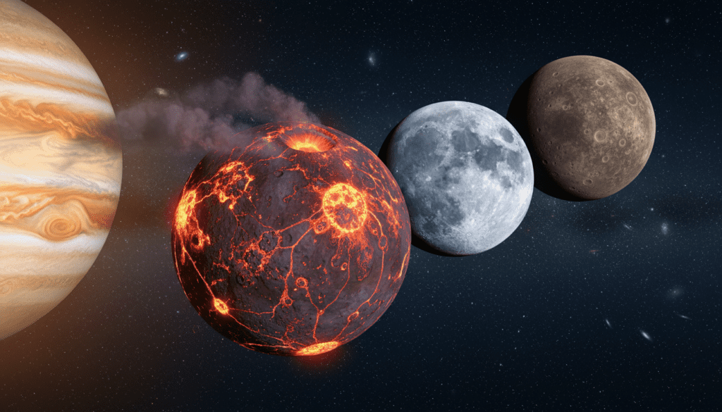 Jupiter's largest moons Jupiter's largest moons