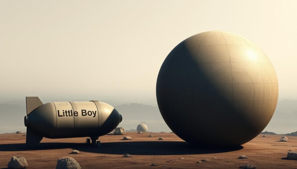 Little Boy and Fat Man atomic bombs Little Boy and Fat Man atomic bombs
