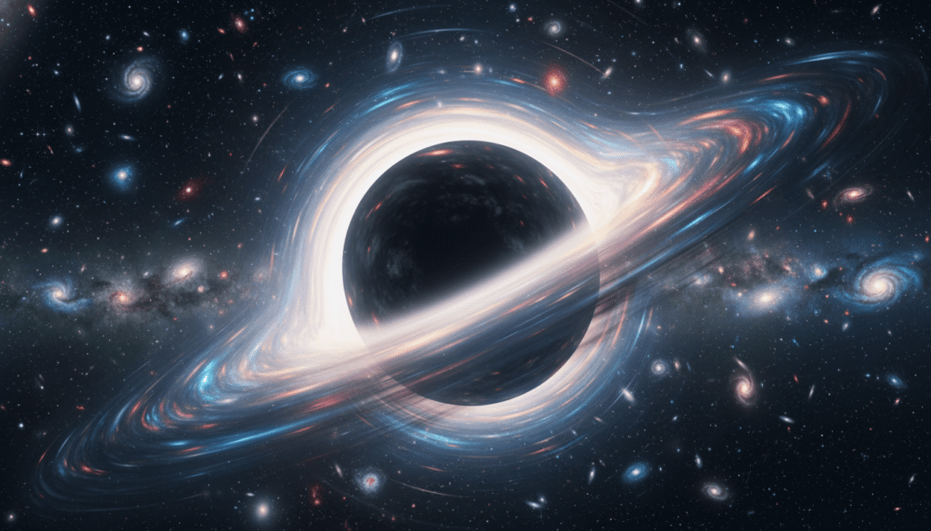 black hole singularity visualization