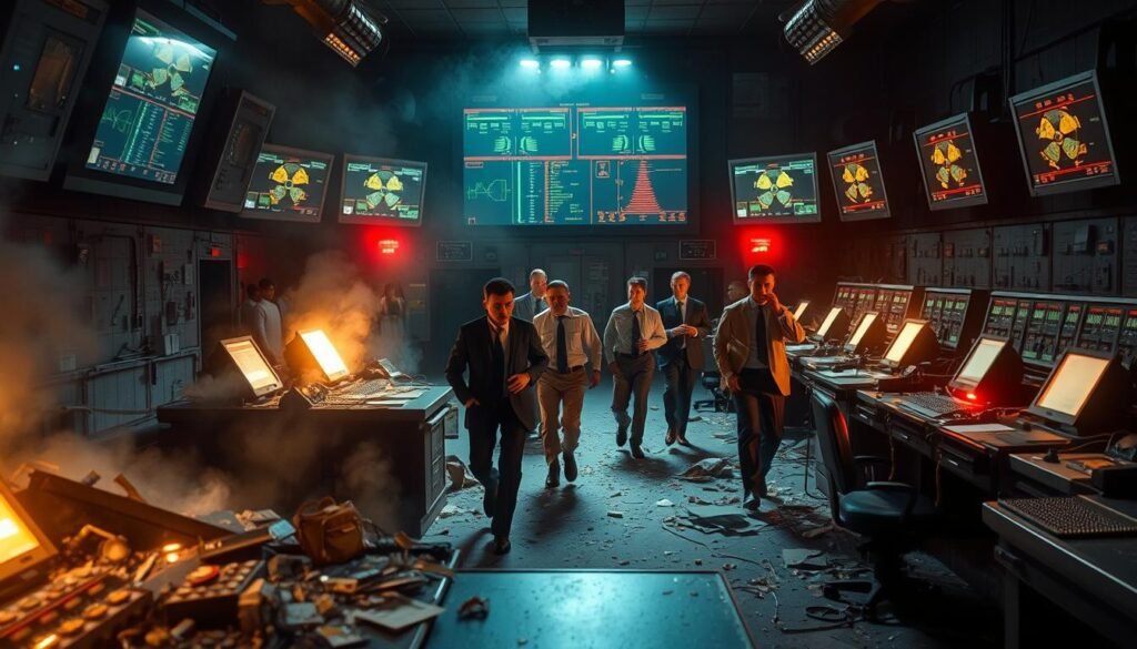 when chernobyl exploded reactor control room