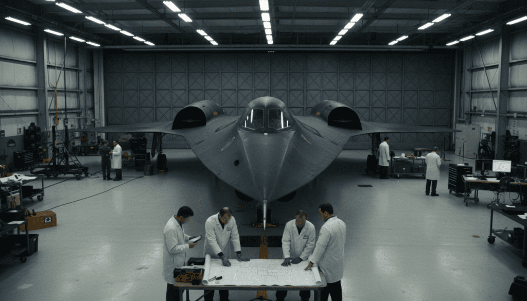 A-12 aircraft at classified government facility