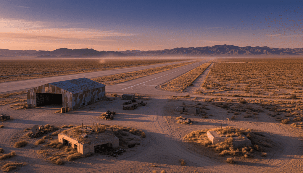 Dreamland military testing site Nevada desert