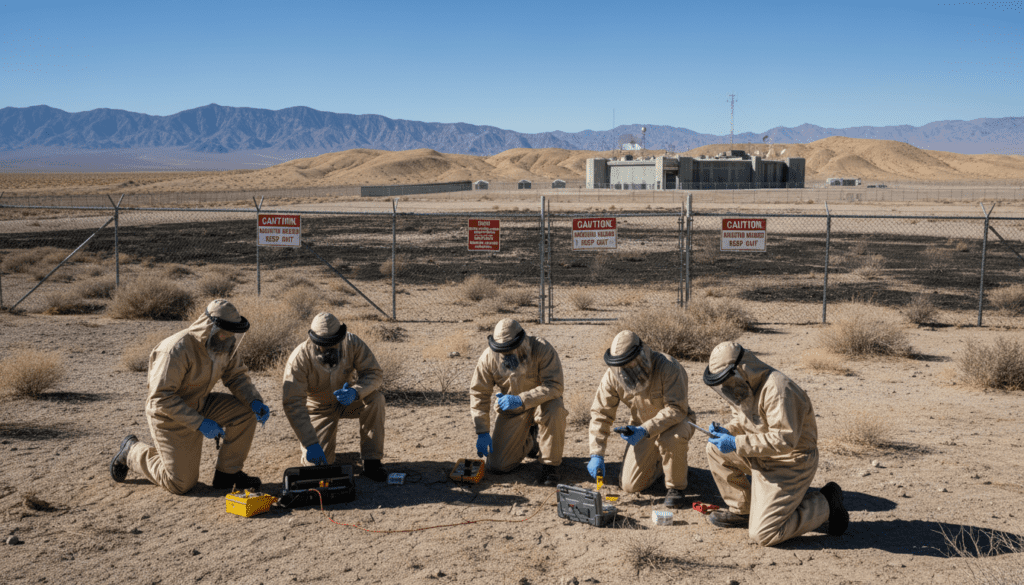 Nevada desert radiation concerns at classified facility