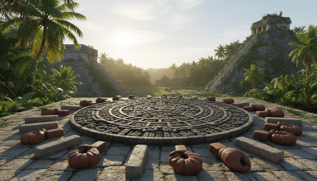 Mayan calendar and mathematical system