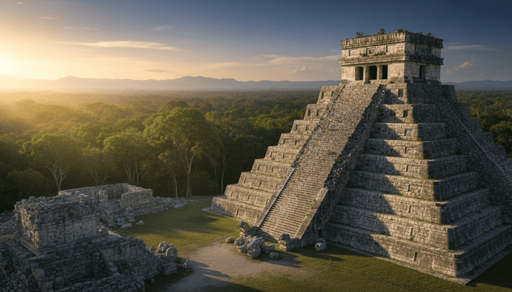 Mayan pyramid architecture